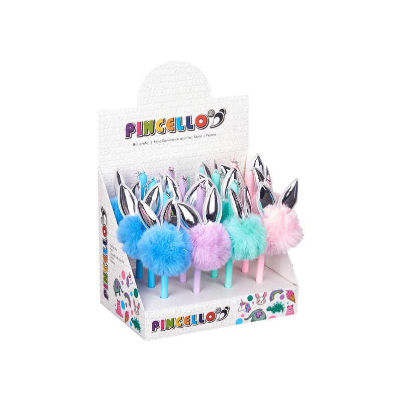 CANETA COM POMPOM COELHO SORT 4