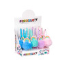 STYLO À POMPON ARC-EN-CIEL ASSORT 4