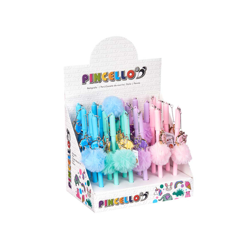 CANETA COM POMPOM ELEFANTE SORT 4