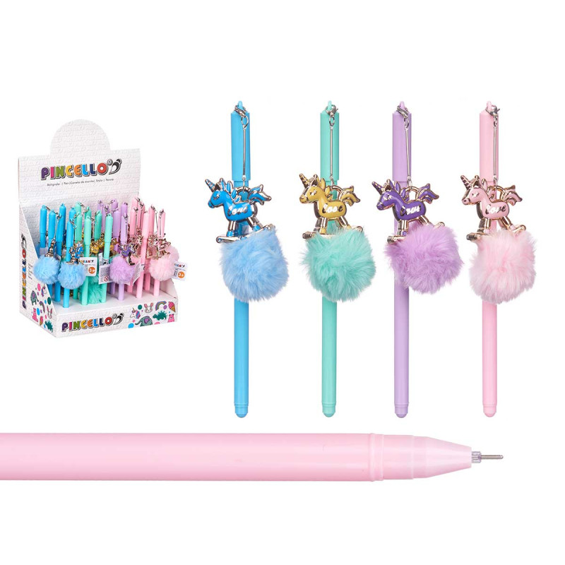 CANETA COM POMPOM CAVALINHO SORT 4