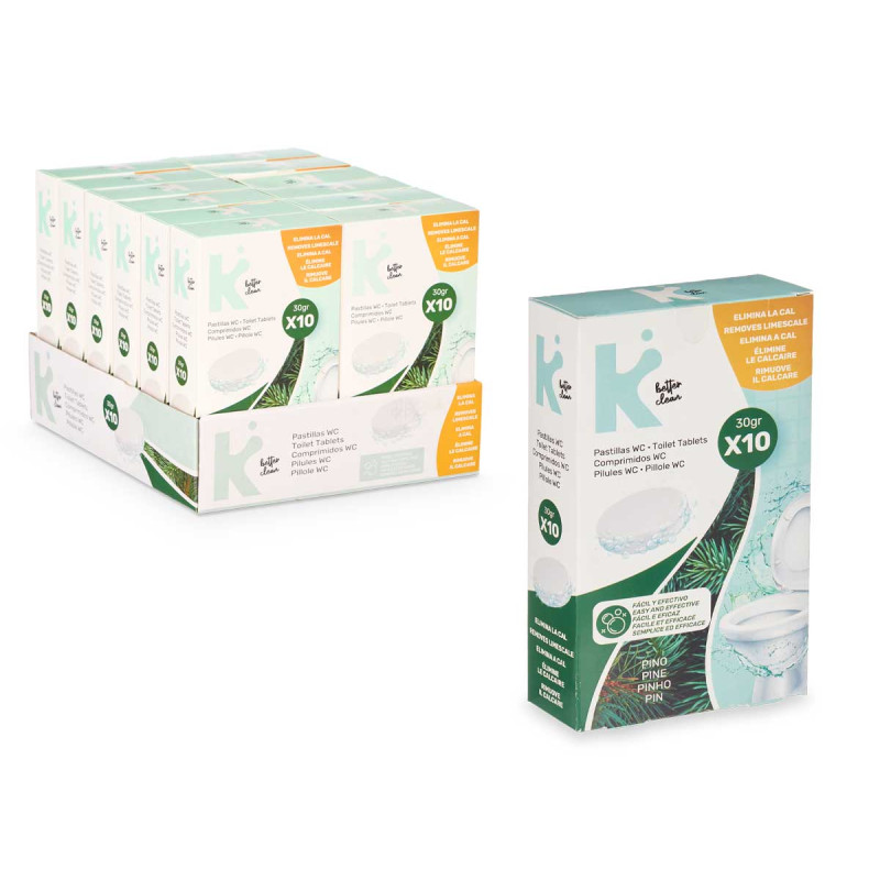 SET 10 PASTIGLIE WC 30GR PINO