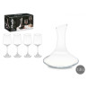 CONJ DE DECANTADOR 1800ML 4 COPOS 420ML