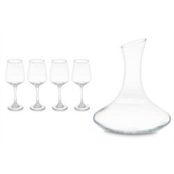 CONJ DE DECANTADOR 1800ML 4 COPOS 420ML