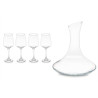 CONJ DE DECANTADOR 1800ML 4 COPOS 420ML