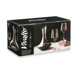 CONJ DE DECANTADOR 1800ML 4 COPOS 420ML