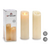 BOUGIE FLAME LED CREME 24CM
