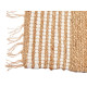 WHITE AND NATURAL STRIPED CARPET 60 X 90 CM