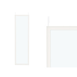 SPECCHIO PORTA BIANCO 30X120CM
