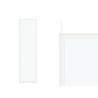 WHITE DOOR MIRROR 30X120CM