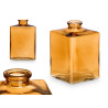 FRASCO CRISTAL CUADRADO AMBAR