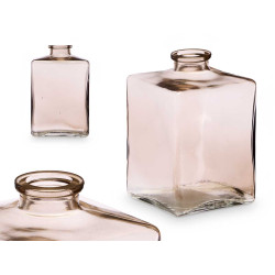 FRASCO CRISTAL CUADRADO GRIS