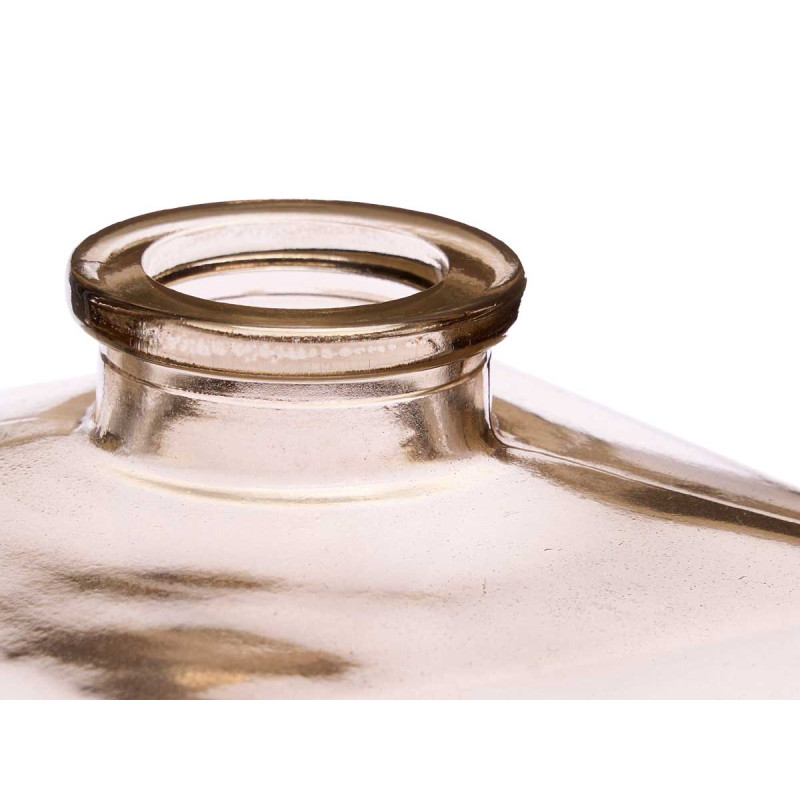 FRASCO CRISTAL CUADRADO GRIS