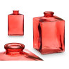 SQUARE GLASS JAR RUSSET