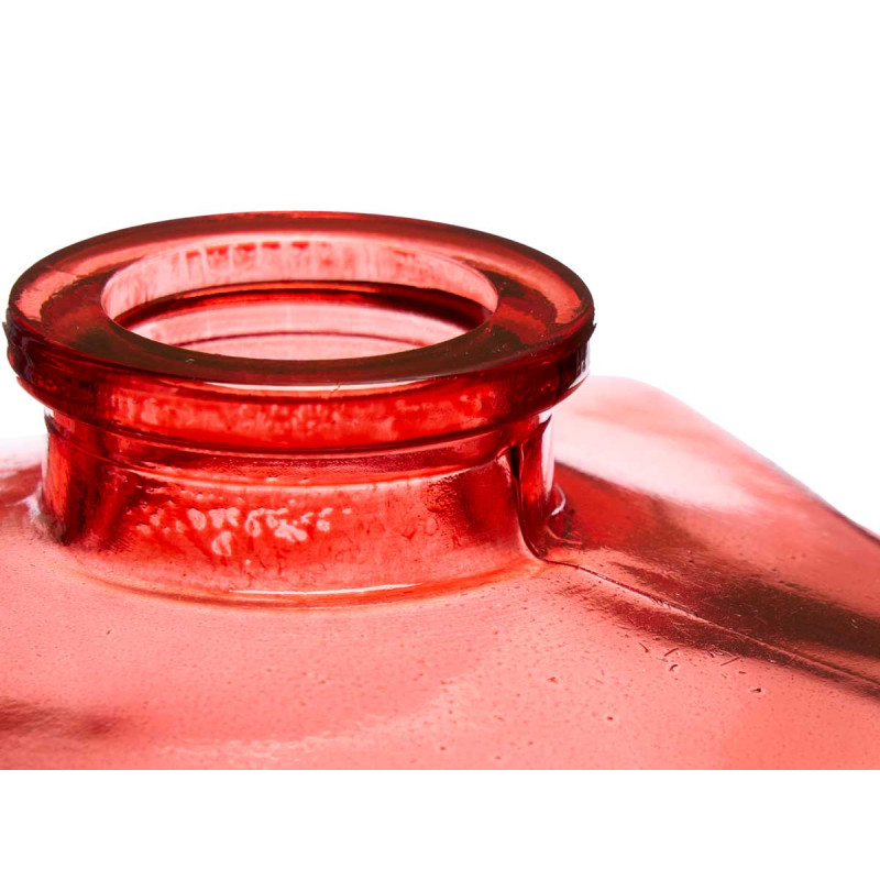 SQUARE GLASS JAR RUSSET