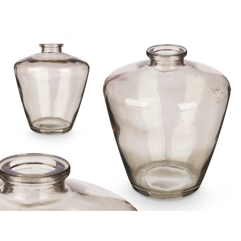 FRASCO CRISTAL DIAMANTE GRIS