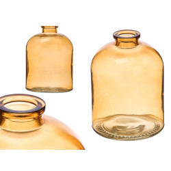 FRASCO CRISTAL REDONDO AMBAR