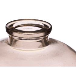 FRASCO CRISTAL REDONDO GRIS