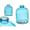 POT EN VERRE ROND TURQUOISE