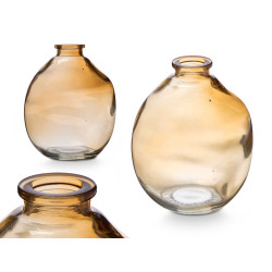 FRASCO CRISTAL IRREGULAR AMBAR