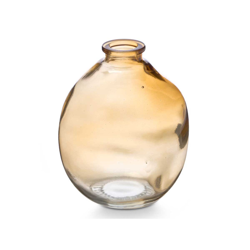 FRASCO CRISTAL IRREGULAR AMBAR