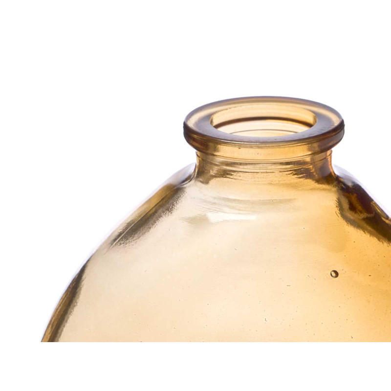 FRASCO CRISTAL IRREGULAR AMBAR