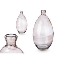 BOTELLA ABOMBADA IRREGULAR GRIS