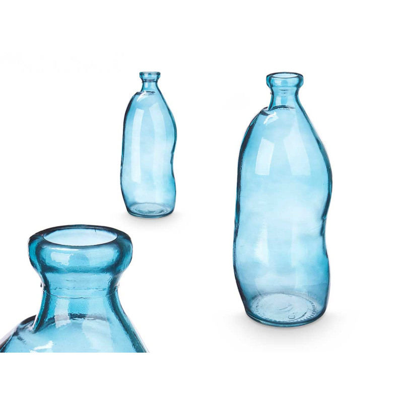 HIGH IRREGULAR BOTTLE TURQUOISE
