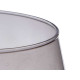 JARRON CRISTAL FORMA VASO 28CM GRIS