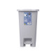 BALDE DO LIXO 10L PEDAL CINZENTO