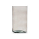 JARRON CRISTAL CILINDRO 17CM DIAM X 30CM GRIS