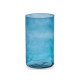 JARRON CRISTAL CILINDRO 17CM DIAM X 30CM TURQUESA