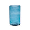JARRON CRISTAL CILINDRO 17CM DIAM X 30CM TURQUESA
