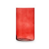 JARRON CRISTAL CILINDRO 17CM DIAM X 30CM TEJA