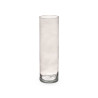 JARRON CRISTAL CILINDRO 12CM DIAM X 40CM GRIS