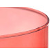 JARRON CRISTAL CILINDRO 12CM DIAM X 40CM TEJA