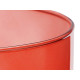 JARRON CRISTAL CILINDRO 15CM DIAM X 40CM TEJA