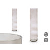 JARRON CRISTAL CILINDRO 15CM DIAM X 60CM GRIS
