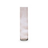 JARRON CRISTAL CILINDRO 15CM DIAM X 60CM GRIS