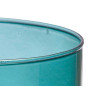 JARRON CRISTAL CILINDRO 15CM DIAM X 60CM TURQUESA
