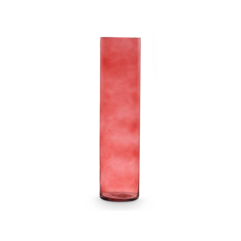 JARRON CRISTAL CILINDRO 15CM DIAM X 60CM TEJA