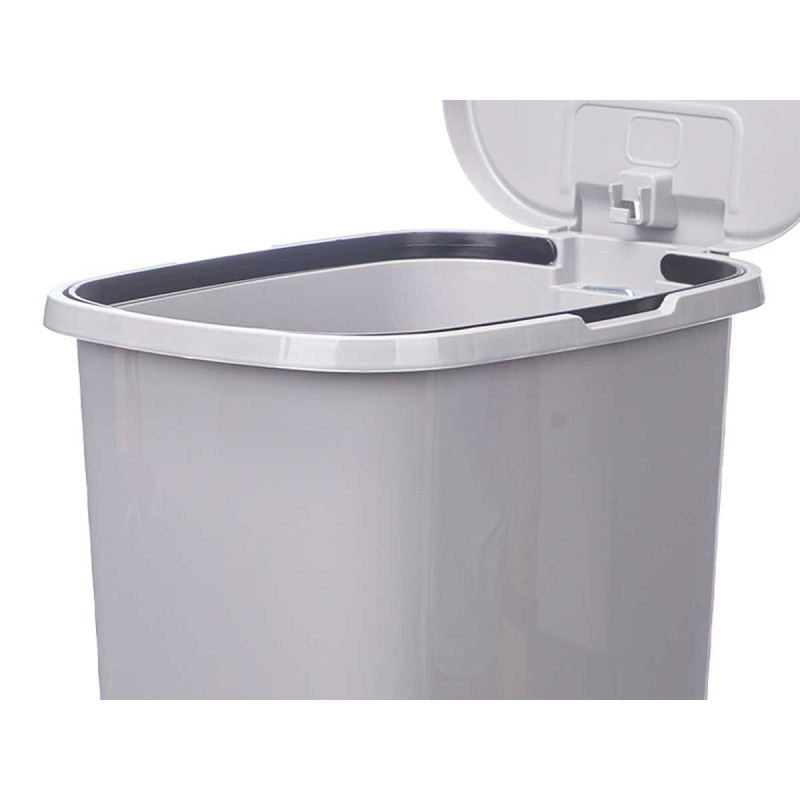 PATTUMIERA 10L PEDALE GRIGIA