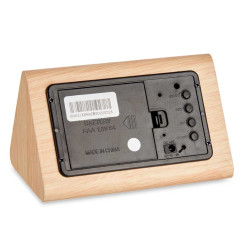 WOOD EFFECT DIGITAL CLOCK 