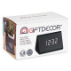 BLACK DIGITAL CLOCK BLACK