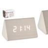 WHITE DIGITAL CLOCK 