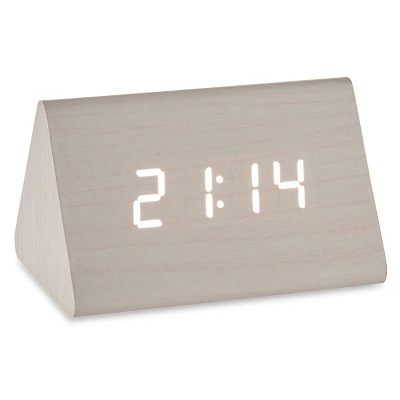 WHITE DIGITAL CLOCK 