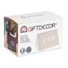 WHITE DIGITAL CLOCK 