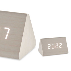 WHITE DIGITAL CLOCK 