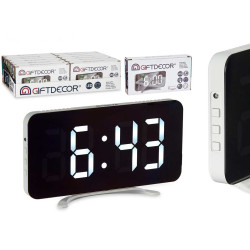 WHITE MIRROR CLOCK