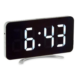 WHITE MIRROR CLOCK