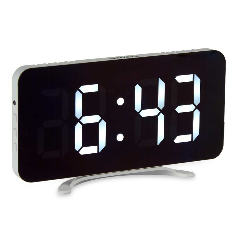 WHITE MIRROR CLOCK